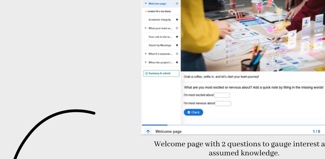 Design Thinking: H5P Interactive Book